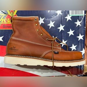 COPY - Brand New in Box Thorogood 6” Moc toe wedge non safety toe